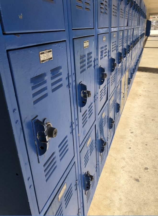 These are the current lockers  student use at San Pasqual. 