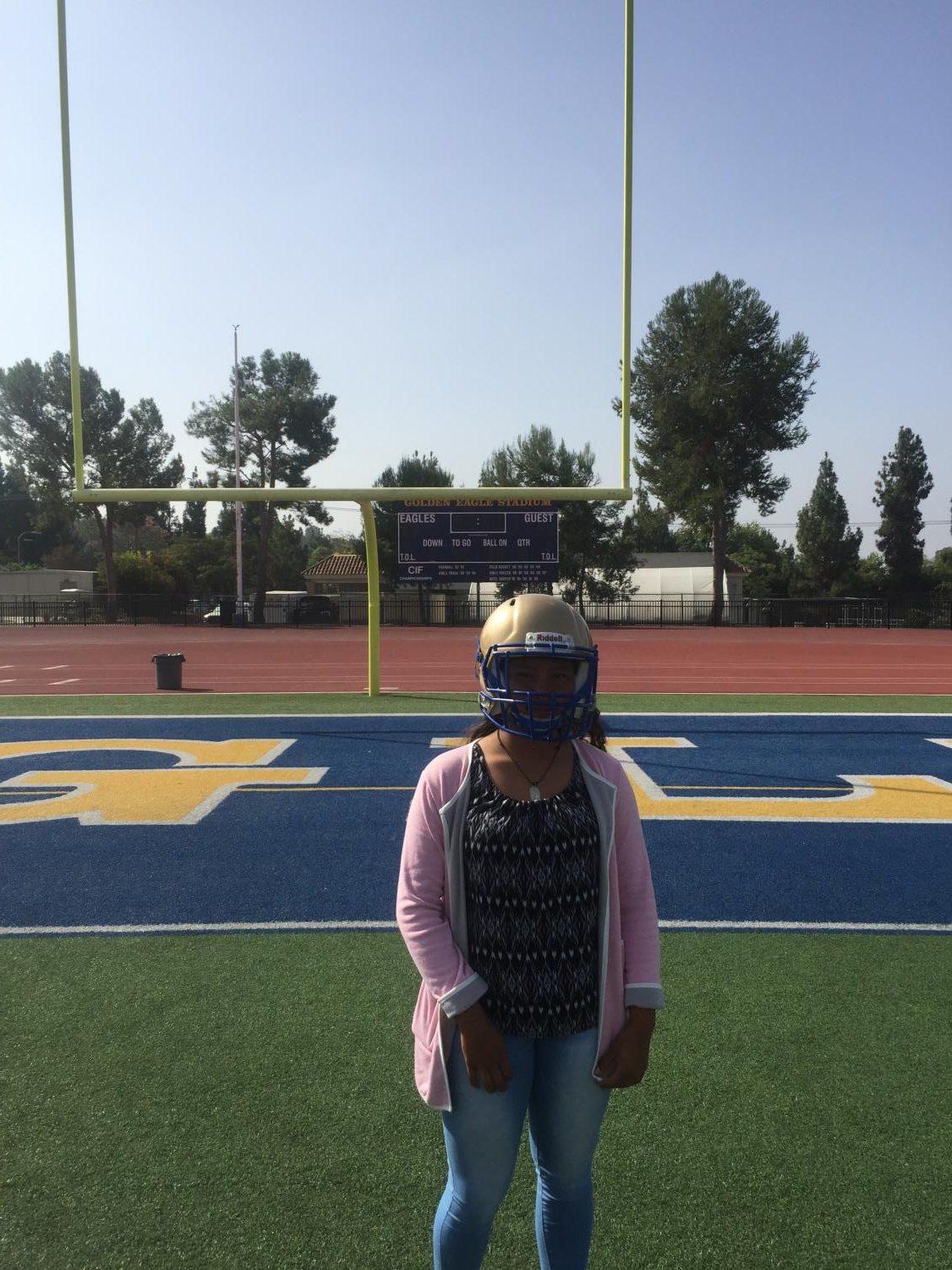 Girl on the San Pasqual High School Football Team – Eagle Eye