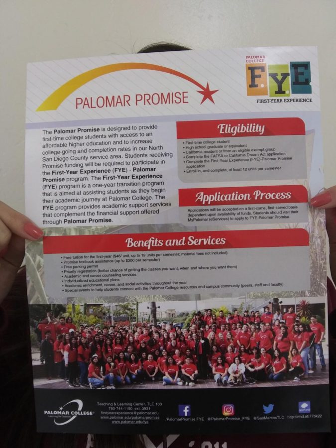 The+Palomar+Promise+is+offered+to+all+seniors+that+meet+the+eligibility+terms+to+further+their+education+and+prepare+them+for+possible+careers.%0A